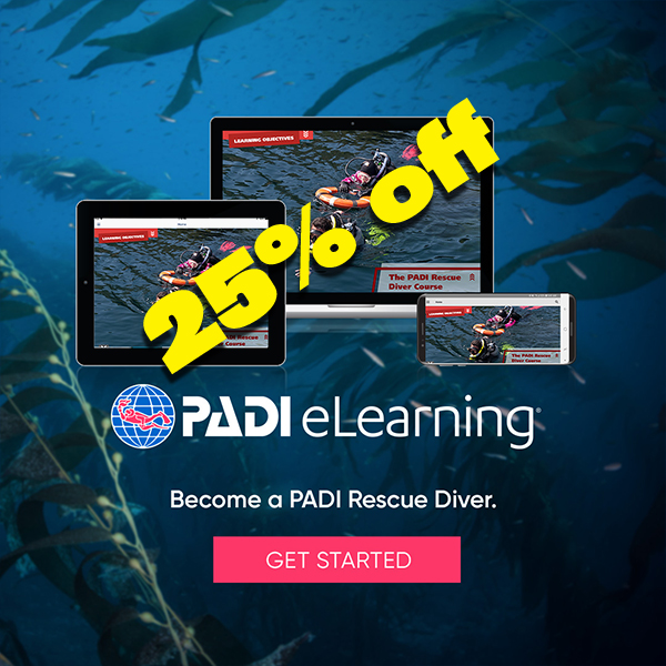 Rescue Diver eLearning 25% Off